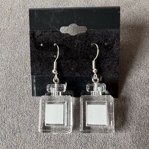 Perfume Shaped Acrylic Dangle Earrings